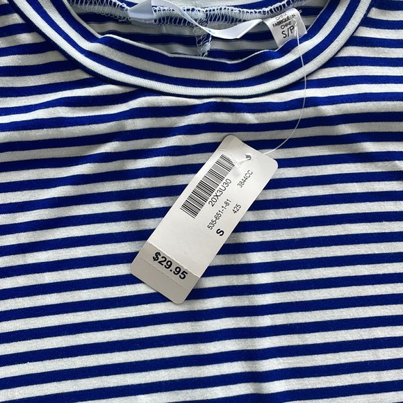 La Vie En Rose Striped Stretchy Flare Sleeveless Dress - Picture 2 of 7